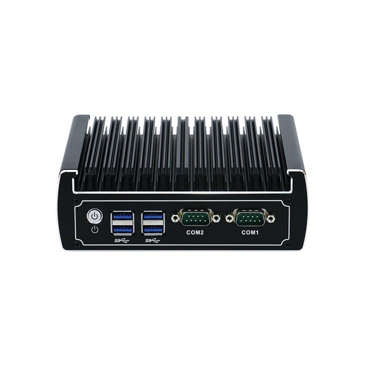 Ríomhaire Fanless I3 I5 Dual Nic 4K Mini PC