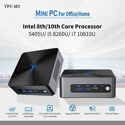 PC nua 10ú Gen Core Mini Do Oifig Baile